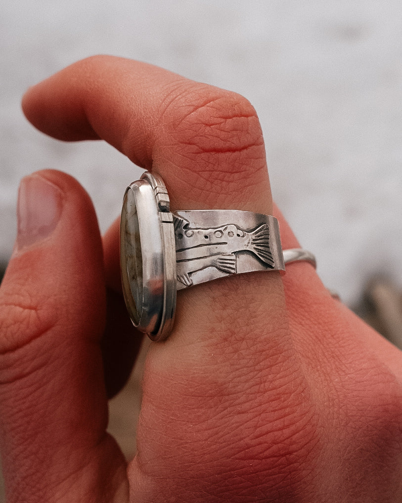 Grateful Split Trout Ring || 8