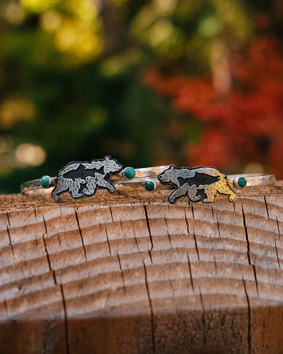 Girl Dinner Bear Cuff || Trout || 6"