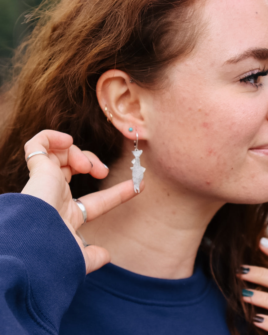 Kokanee Salmon Earrings