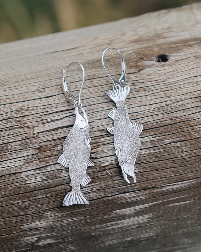 Kokanee Salmon Earrings