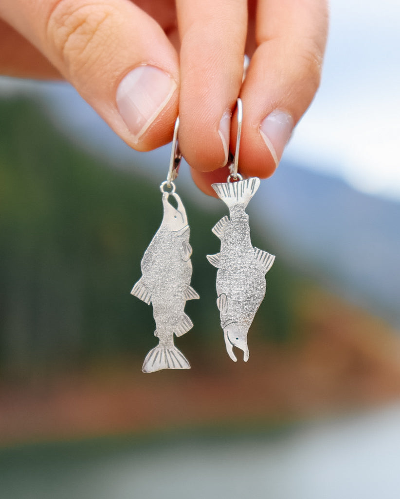 Kokanee Salmon Earrings