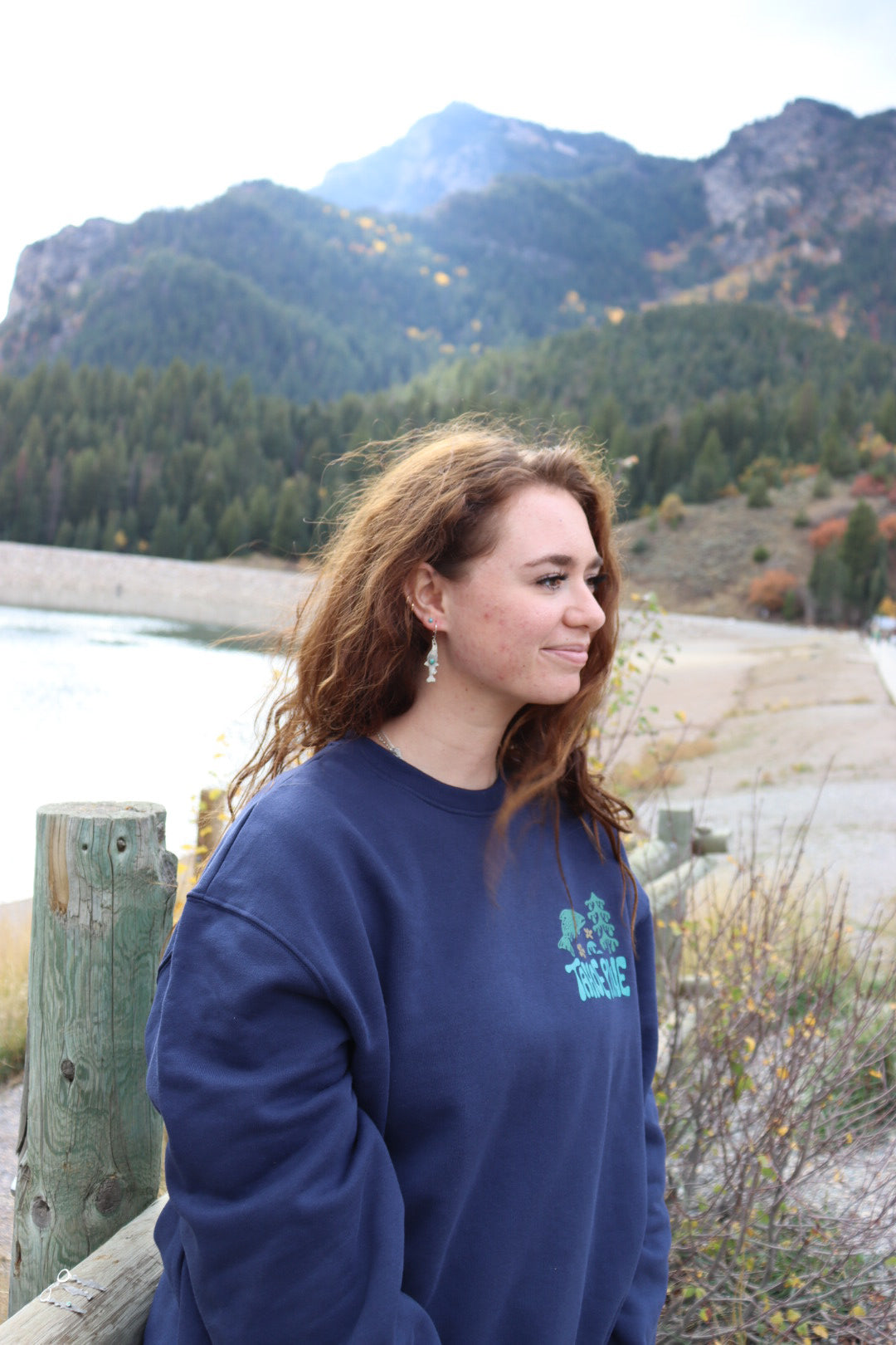 Kokanee Salmon Earrings || Lone Mountain Turquoise
