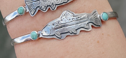 Tahoe Trout Cuff || Lone Mountain Turquoise