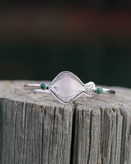 Halibut Cuff || Lone Mountain Turquoise