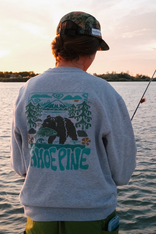 Bear Trout || Oversized heavyweight sweatshirt