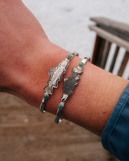 Tahoe Trout Cuff. || Turquoise