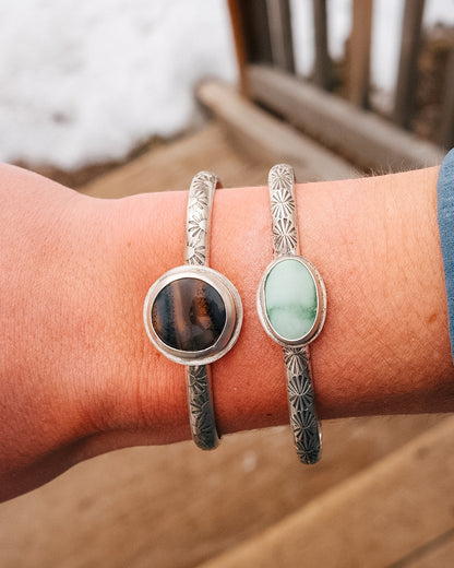 Montana agate Sunrise Cuff || 5.5''