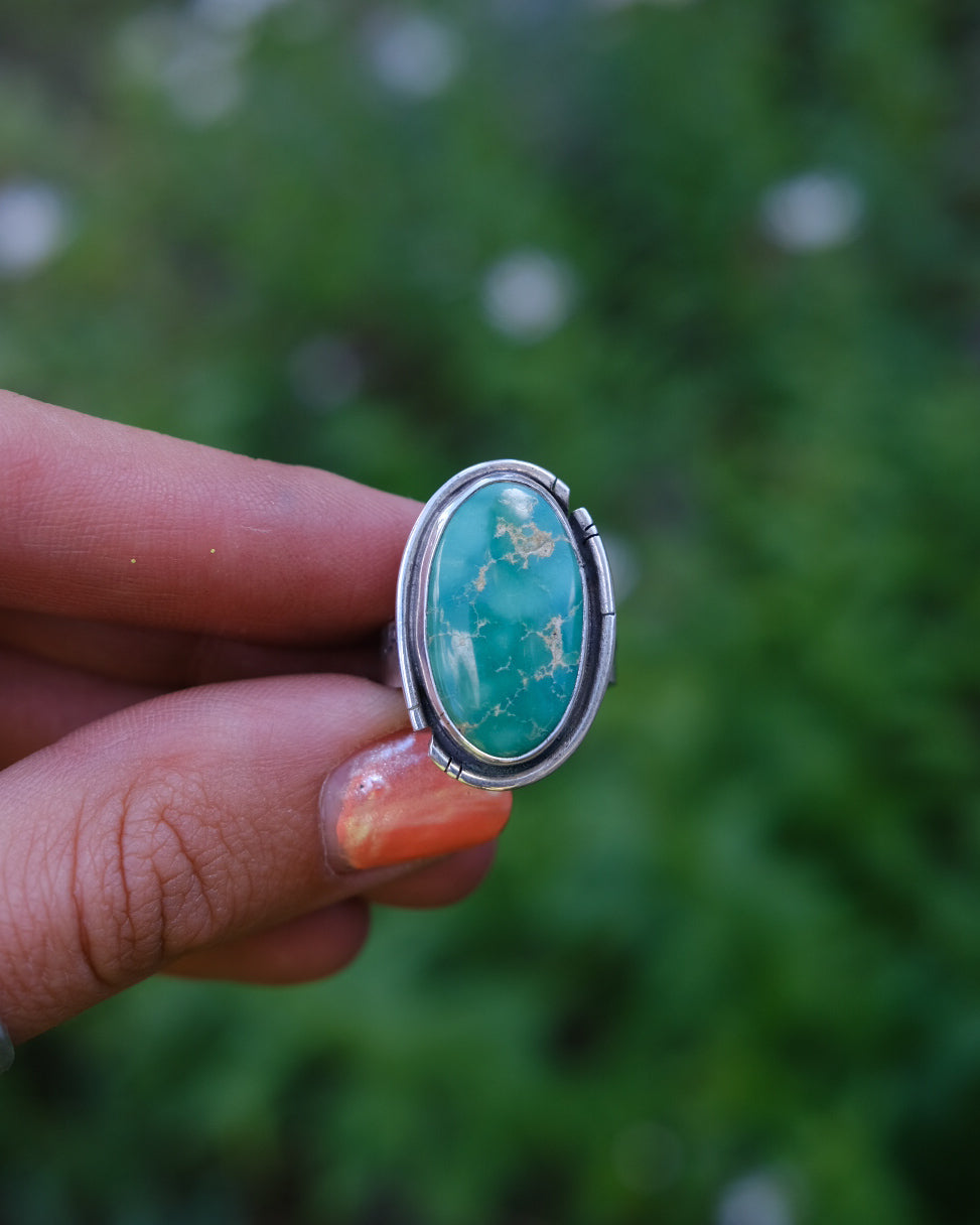 Emerald Valley Turquoise Ring || 5.5
