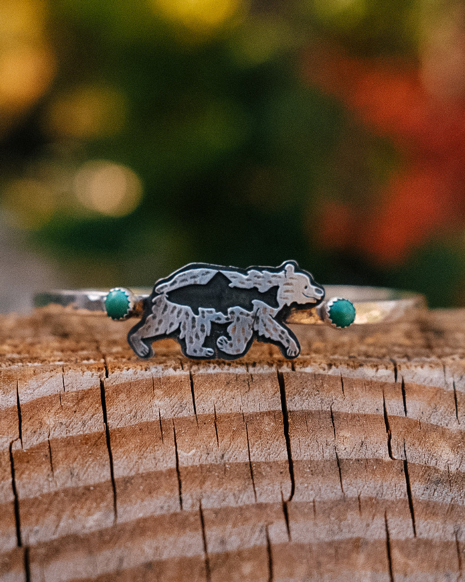 Girl Dinner Bear Cuff || Trout || 6"