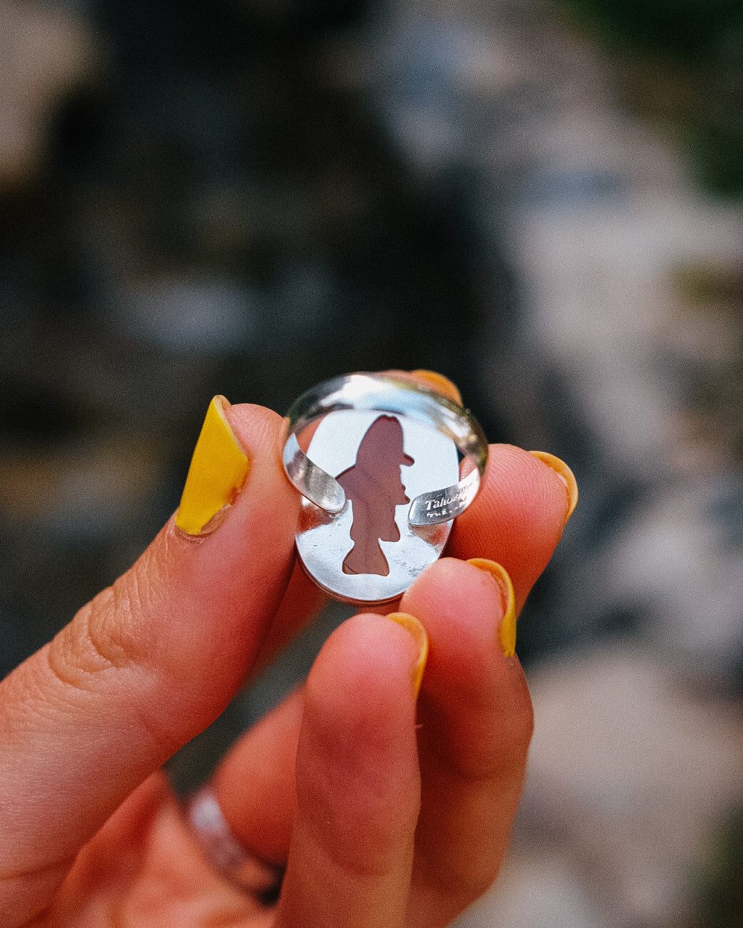 Montana Agate Trout Ring || 8.5
