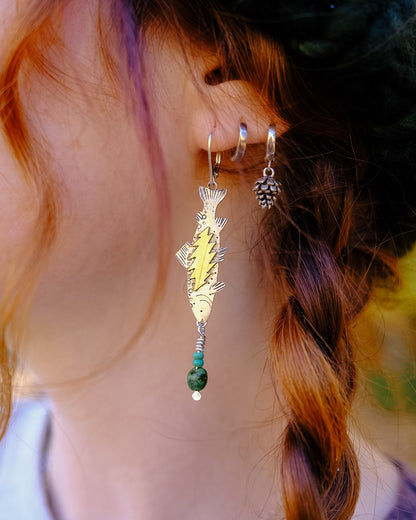 Grateful Trout || Sonoran Gold + Emerald Valley Turquoise