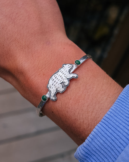 Black Bear Cuff || Turquoise