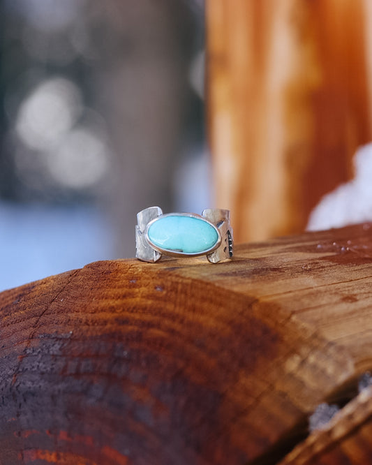 Blue Ridge Turquoise Mountain Ring || 8.5