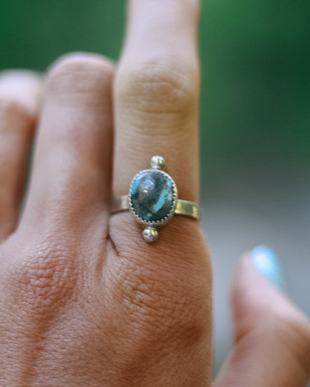 Egyptian Turquoise Ring || 7
