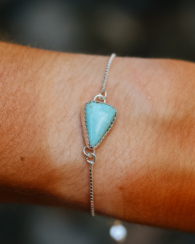 Turquoise Adjustable bolo bracelet