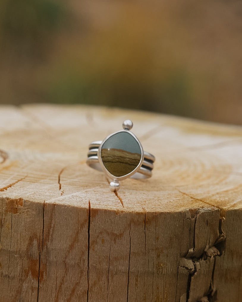 Desert Japser Ring || 6.5