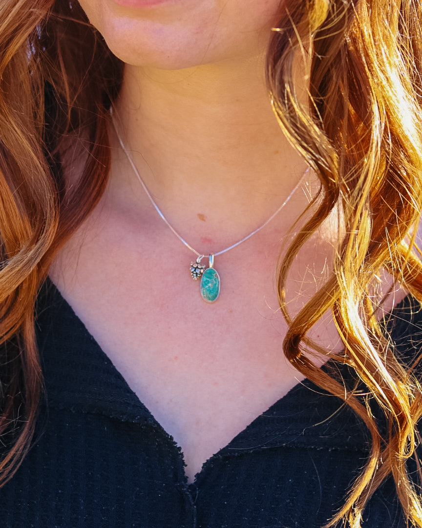 Emerald Bay Necklace #3 || Emerald Valley Turquoise