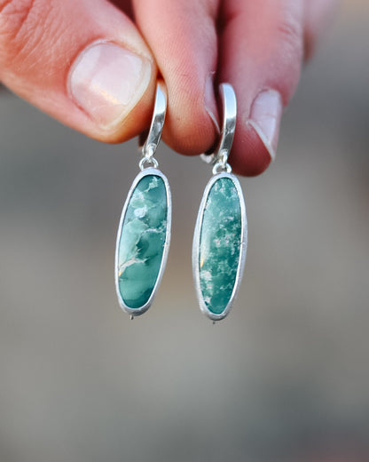 Carico Lake Turquoise Surf Board Earrings