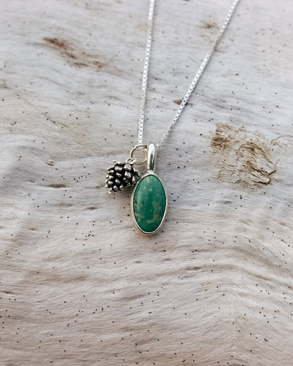 Emerald Bay Necklace #3 || Emerald Valley Turquoise