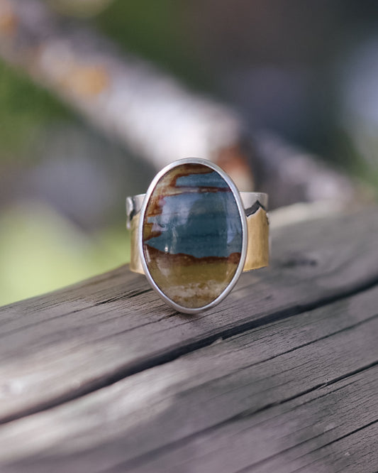 Succor Creek Jasper || Wild Pony Desert Ring || 8-8.25