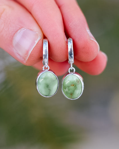 Verde Valley Turquoise Huggie Hoop Earrings