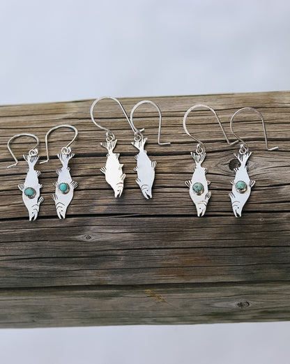 Salmon Earrings