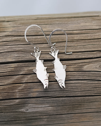 Salmon Earrings