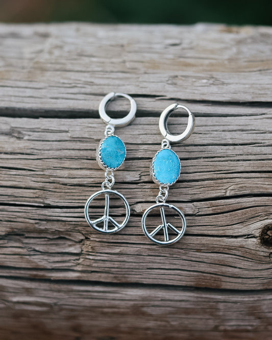Peace Huggies || Blue Bird Turquoise