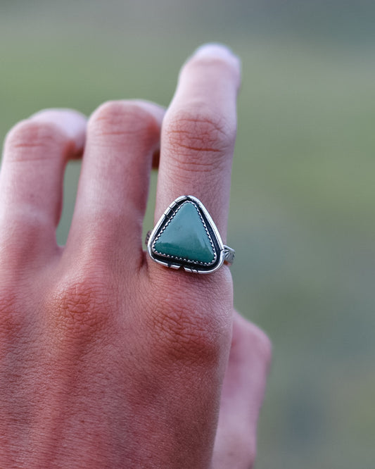 Fox Turquoise Sunrise Ring || 9