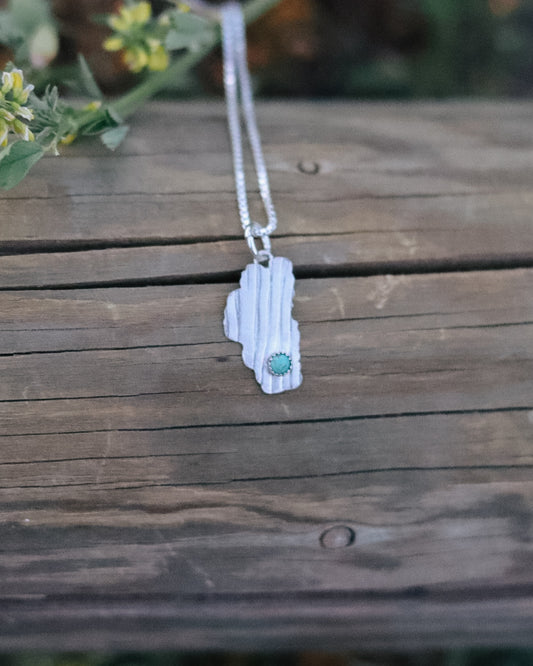 Lake Tahoe Necklace || Lone Mountain Turquoise