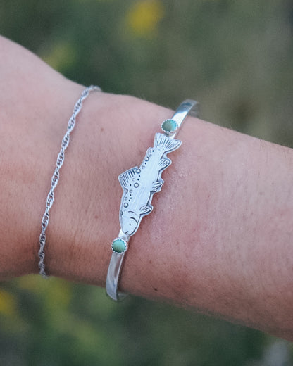 Tahoe Trout Cuff || Turquoise || Pre-Order