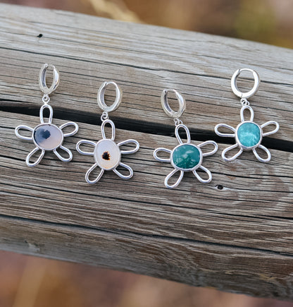 Funky Floral Huggies || Fox Mine Turquoise