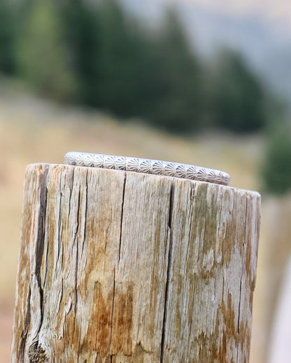 Shell Stamped Cuff