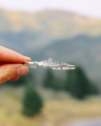 Tahoe Trout Cuff || Turquoise || Pre-Order