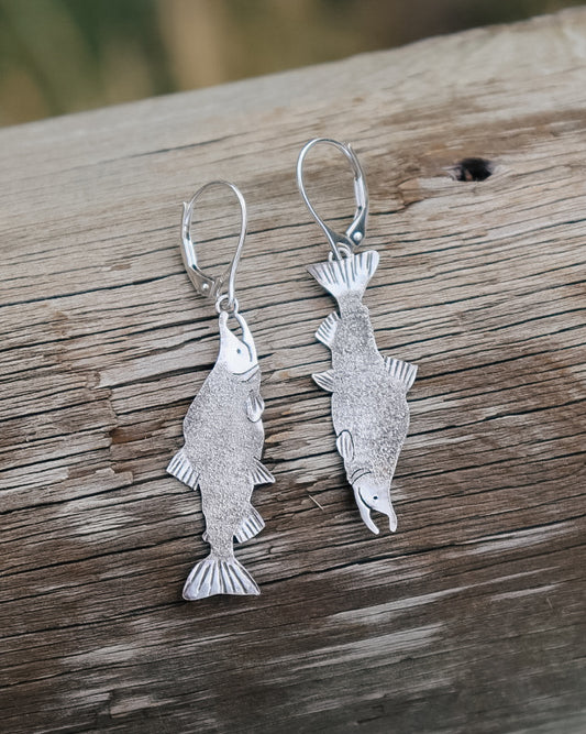 Kokanee Salmon Earrings