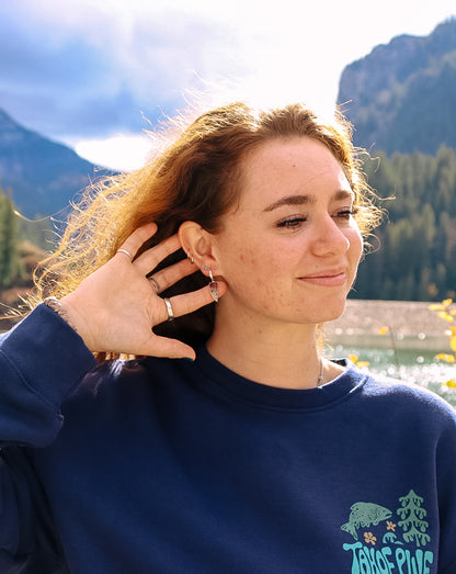 Montana Agate Huggies