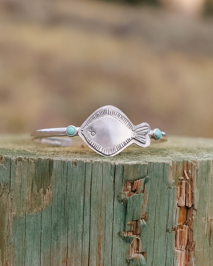 Halibut Cuff || Lone Mountain Turquoise