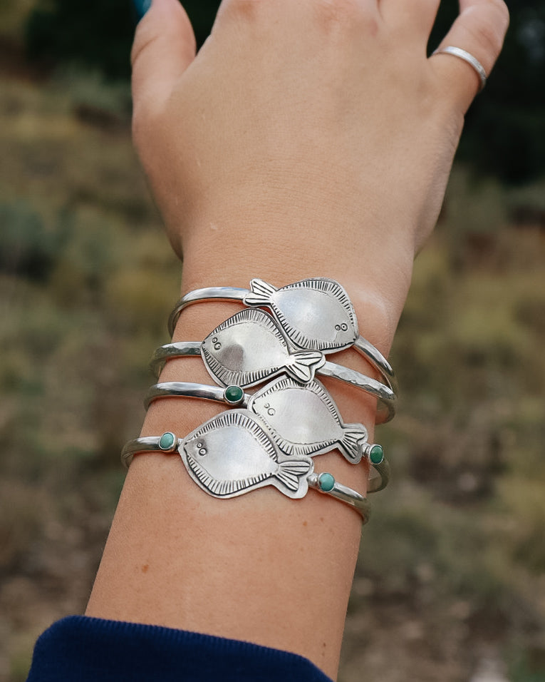 Halibut Cuff || Lone Mountain Turquoise