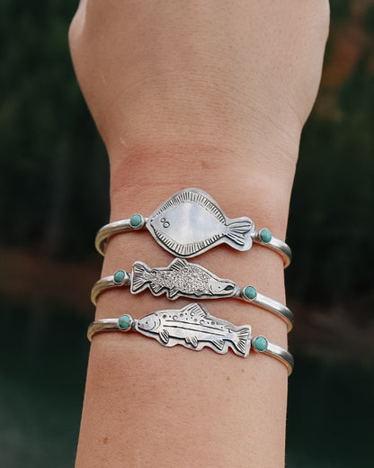 Kokanee Salmon Ripple Cuff
