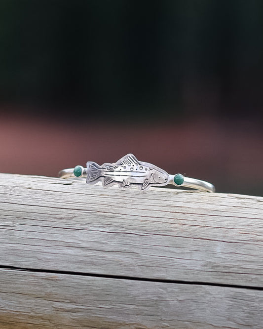 Tahoe Trout Cuff || Lone Mountain Turquoise