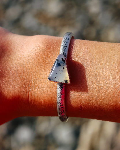 Montana Agate Sunrise Cuff || 5.5''