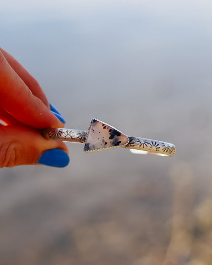 Montana Agate Sunrise Cuff || 5.5''