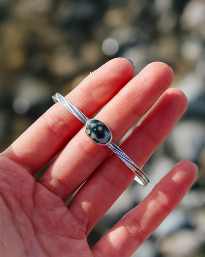 Ocean Jasper Topo Cuff || 6''