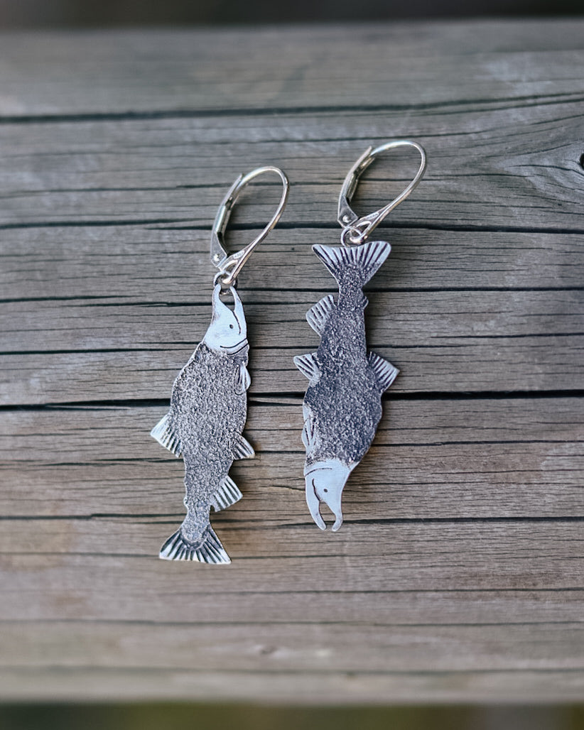 Kokanee Salmon Earrings