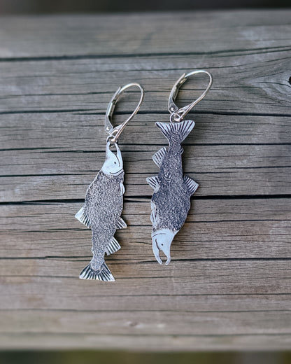 Kokanee Salmon Earrings