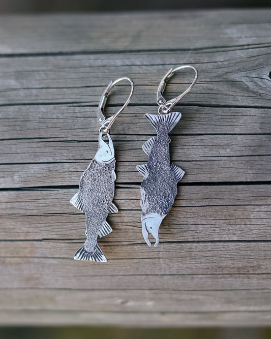 Kokanee Salmon Earrings