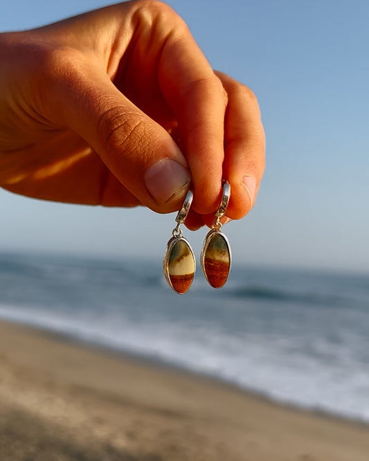 Mavericks Surfboard Huggies || Polychrome Jasper