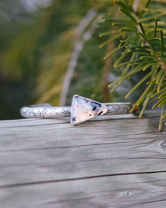 Montana Agate Sunrise Cuff || 5.5''